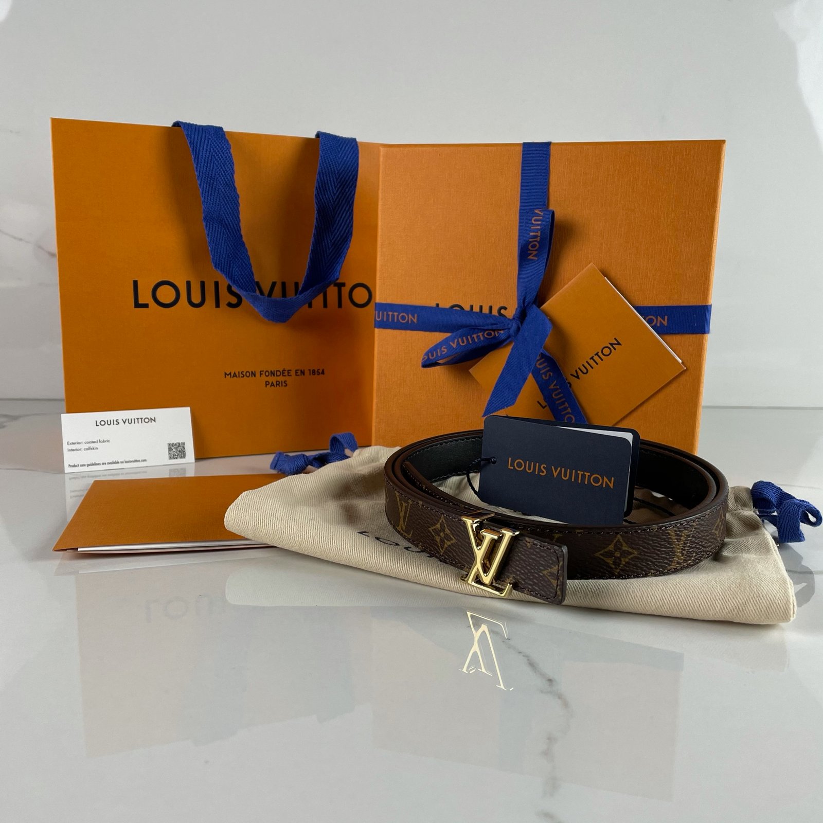 LOUIS VUITTON Ceinture LV Iconic 20 mm Réversible – Image 2