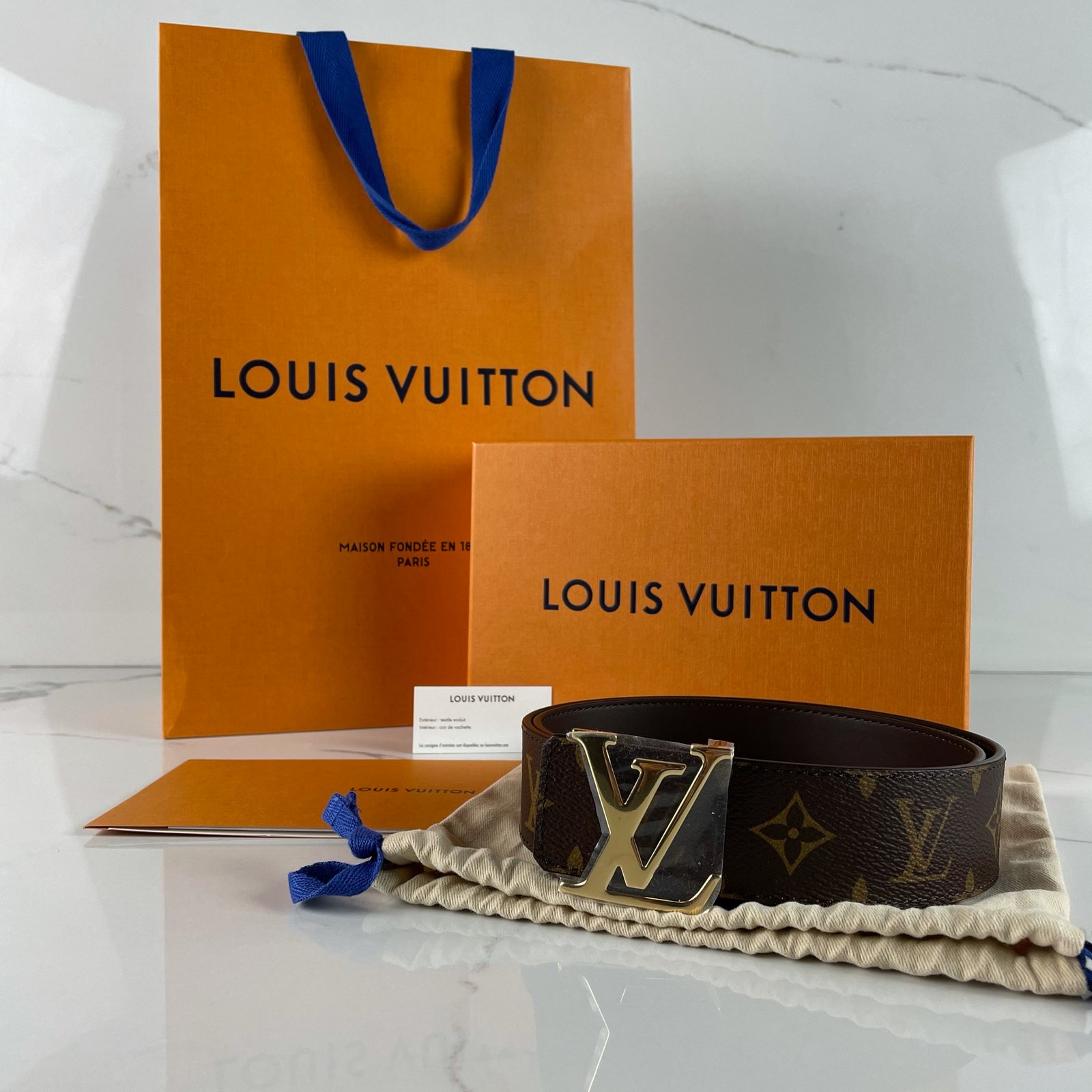 LOUIS VUITTON Ceinture LV Initiales 40 mm Réversible – Image 2
