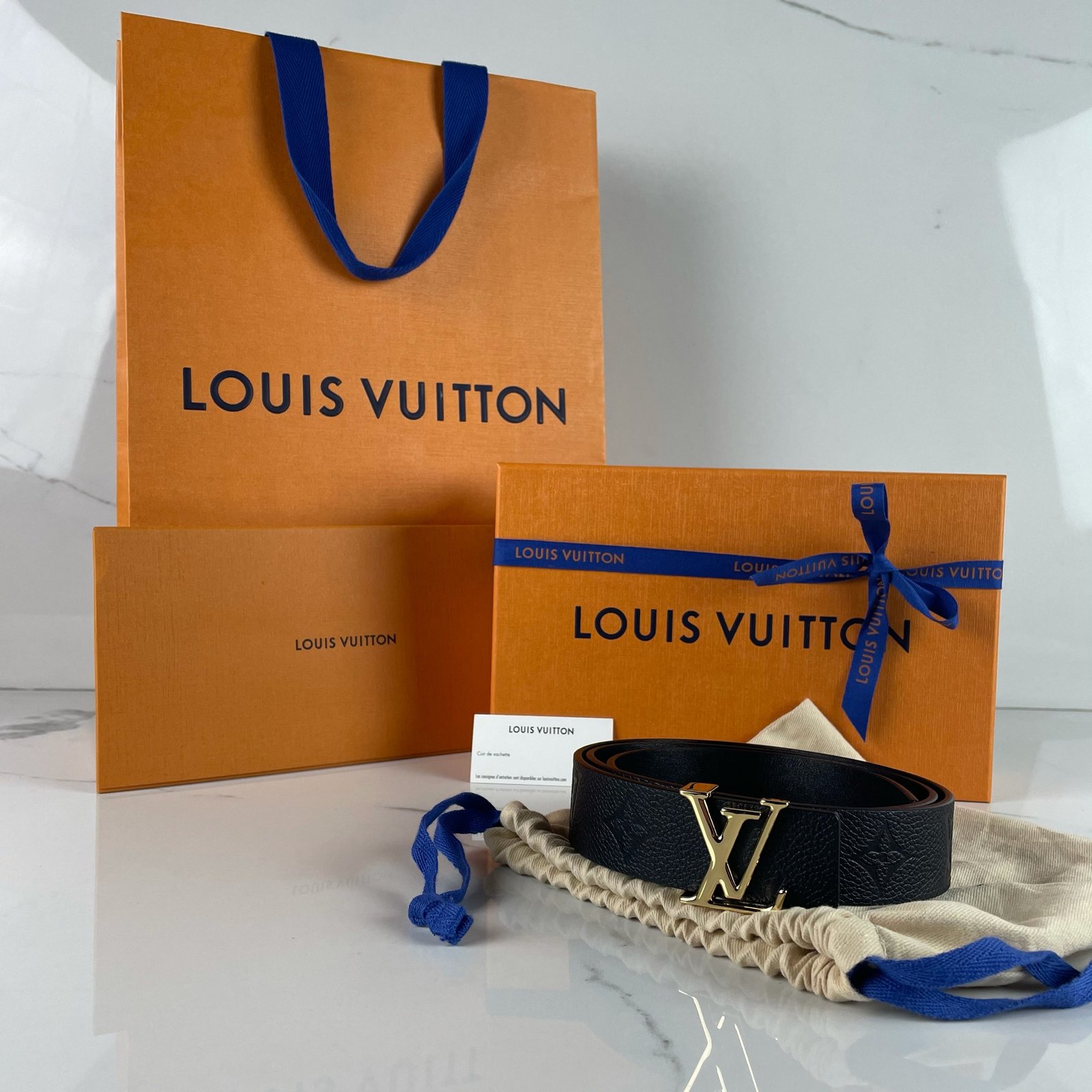 LOUIS VUITTON Ceinture LV Iconic 30 mm Réversible – Image 2
