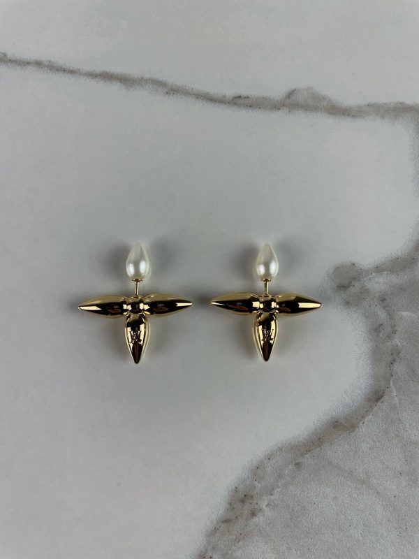 LOUIS VUITTON Louisette Stud Earrings – Image 5