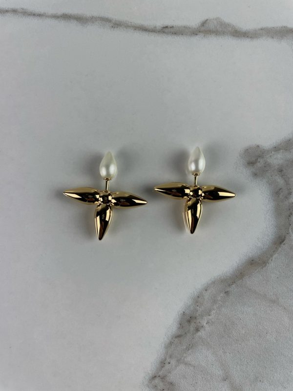 LOUIS VUITTON Louisette Stud Earrings – Image 4