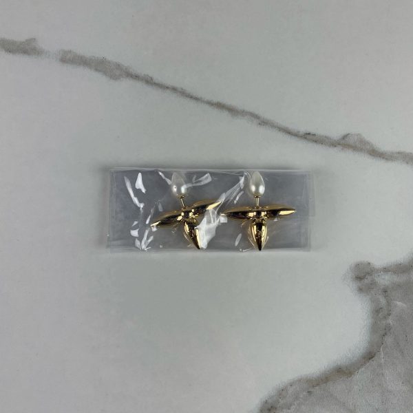LOUIS VUITTON Louisette Stud Earrings – Image 3