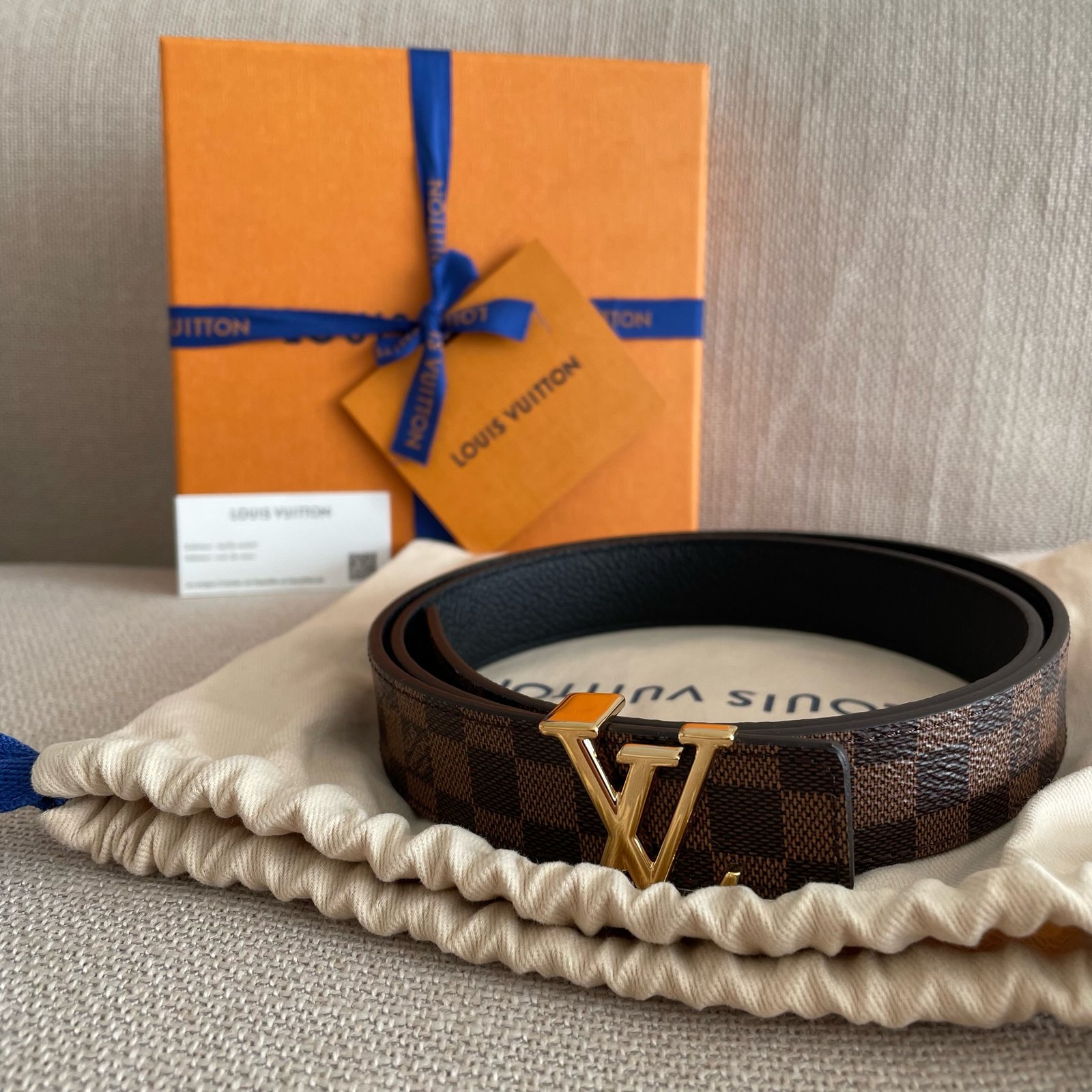 LOUIS VUITTON Ceinture LV Iconic 25 mm Réversible – Image 2