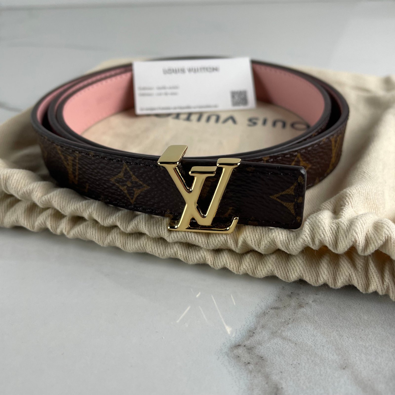 LOUIS VUITTON Ceinture LV Iconic 20 mm Réversible – Image 2