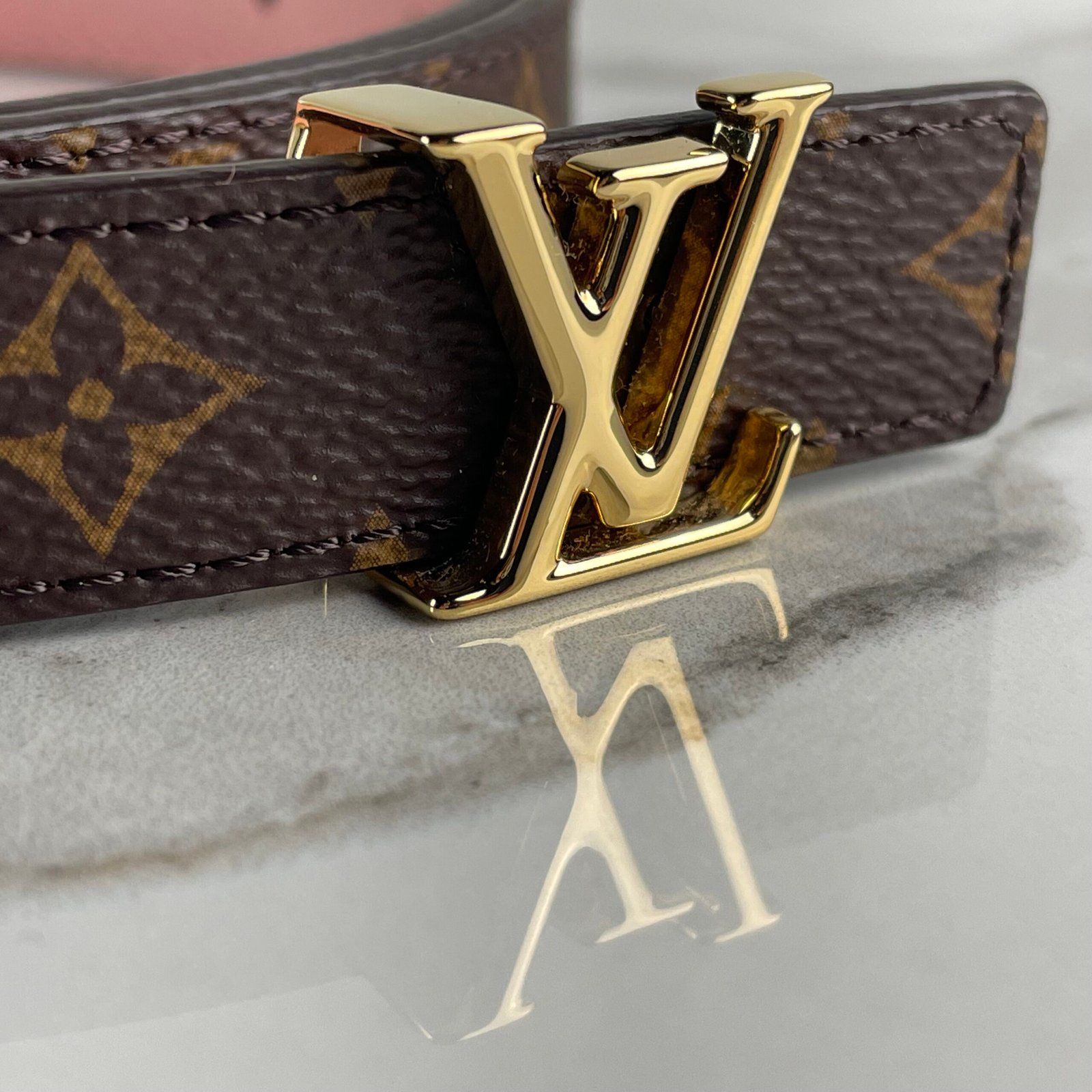 LOUIS VUITTON Ceinture LV Iconic 20 mm Réversible – Image 7
