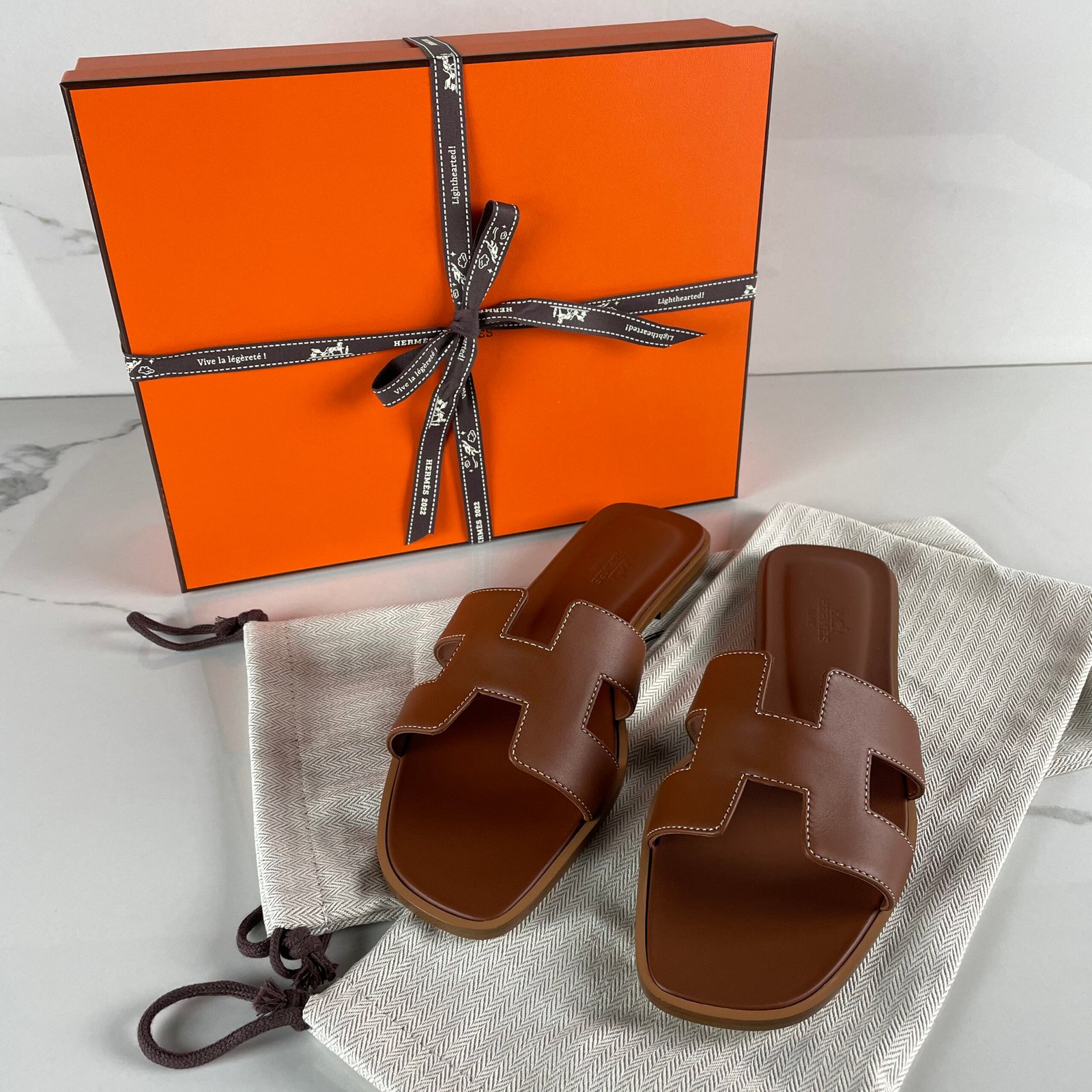 HERMÈS Oran Sandals – Image 4