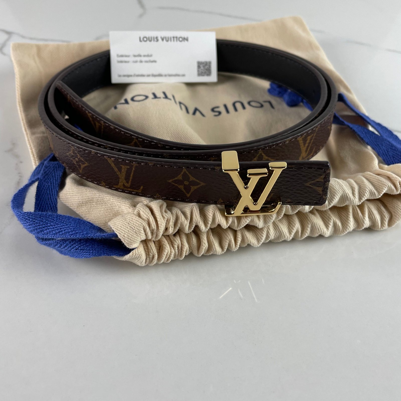 LOUIS VUITTON Ceinture LV Iconic 20mm Réversible – Image 2