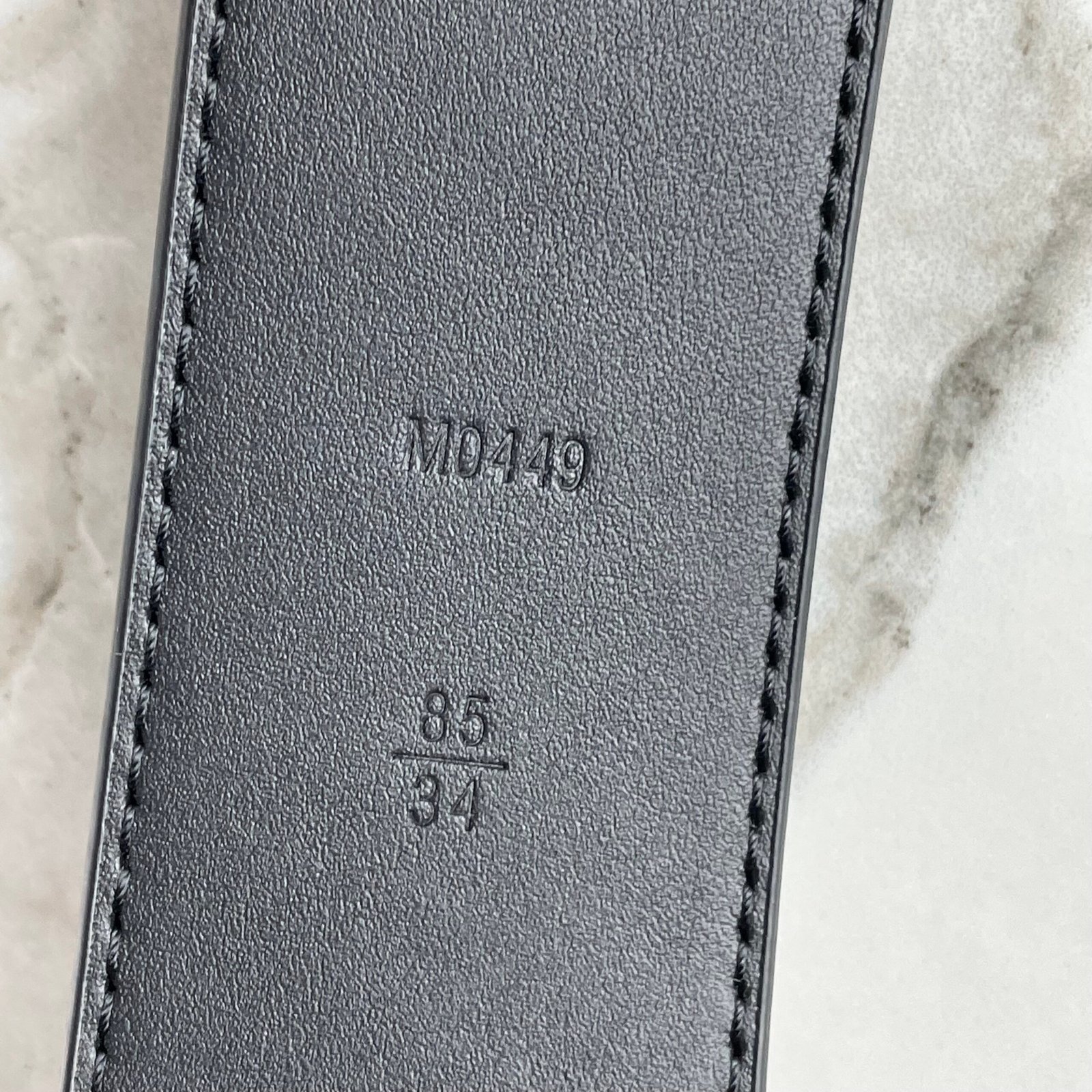 LOUIS VUITTON Ceinture Noir Mat LV Initiales 40mm – Image 10