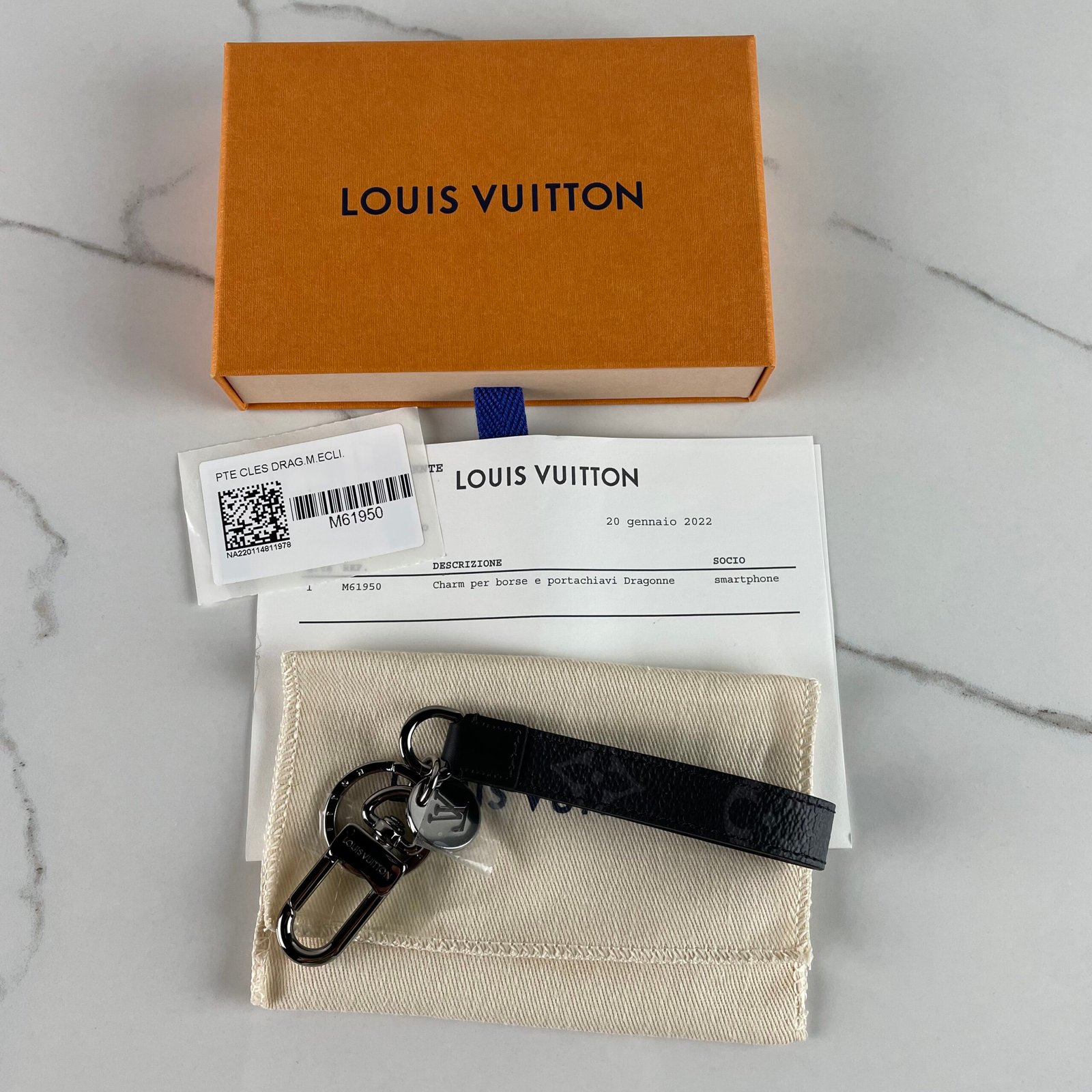 LOUIS VUITTON Bijou de Sac et Porte-Clés Dragonne – Image 2