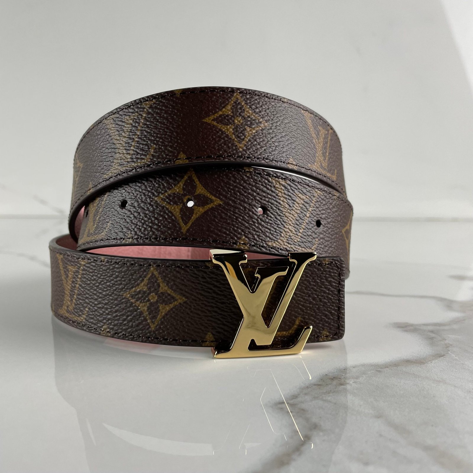 LOUIS VUITTON Ceinture LV Initiales 30 mm Réversible – Image 11