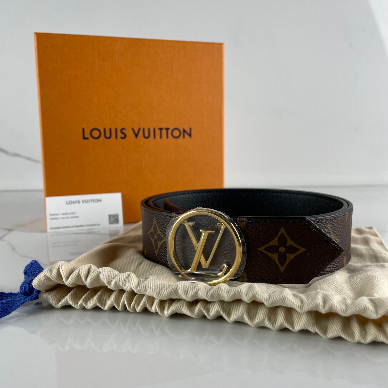 LOUIS VUITTON Ceinture LV Circle 35 mm Réversible – Image 2