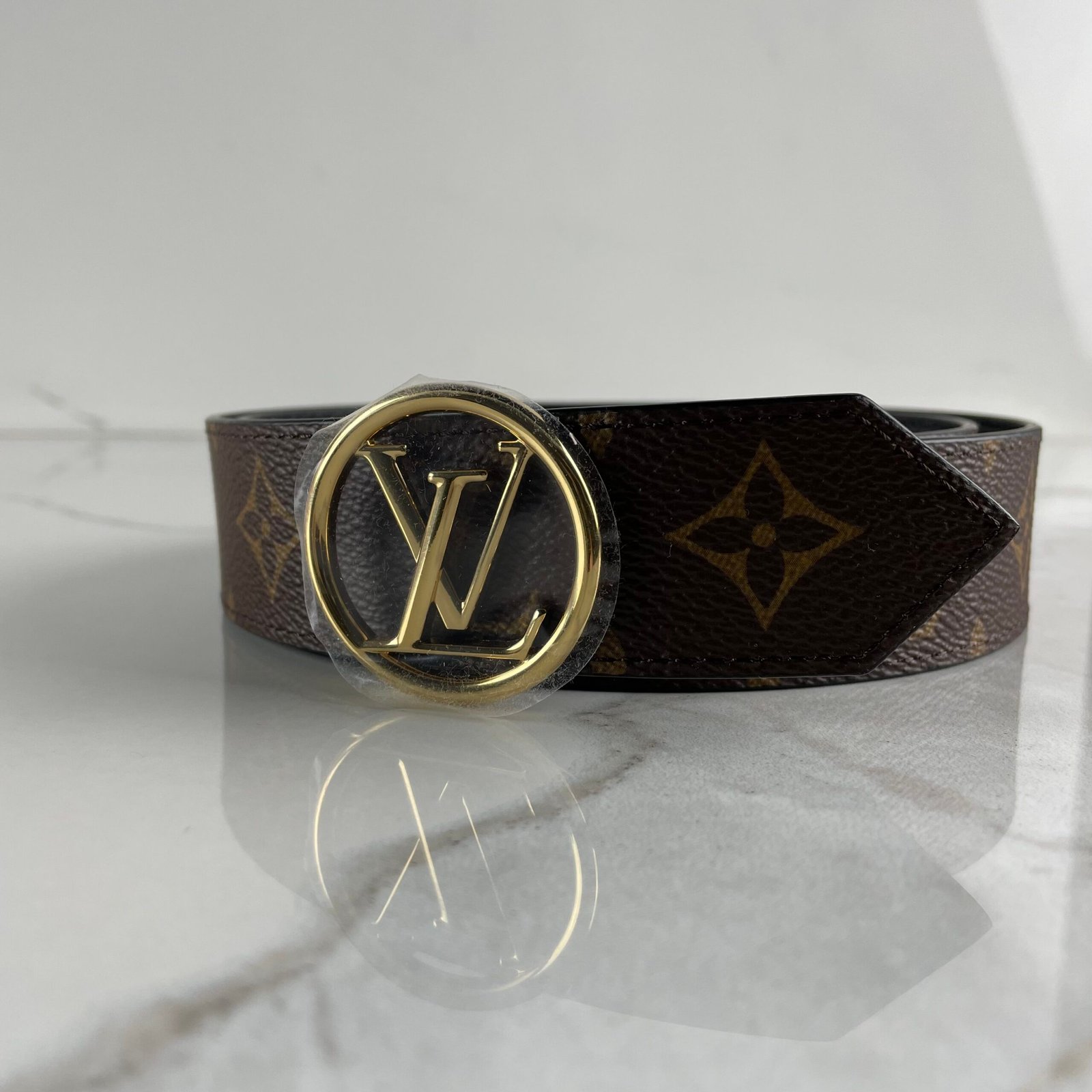 LOUIS VUITTON Ceinture LV Circle 35 mm Réversible – Image 3