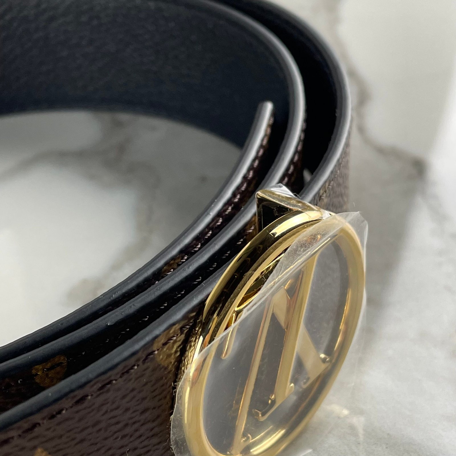 LOUIS VUITTON Ceinture LV Circle 35 mm Réversible – Image 8