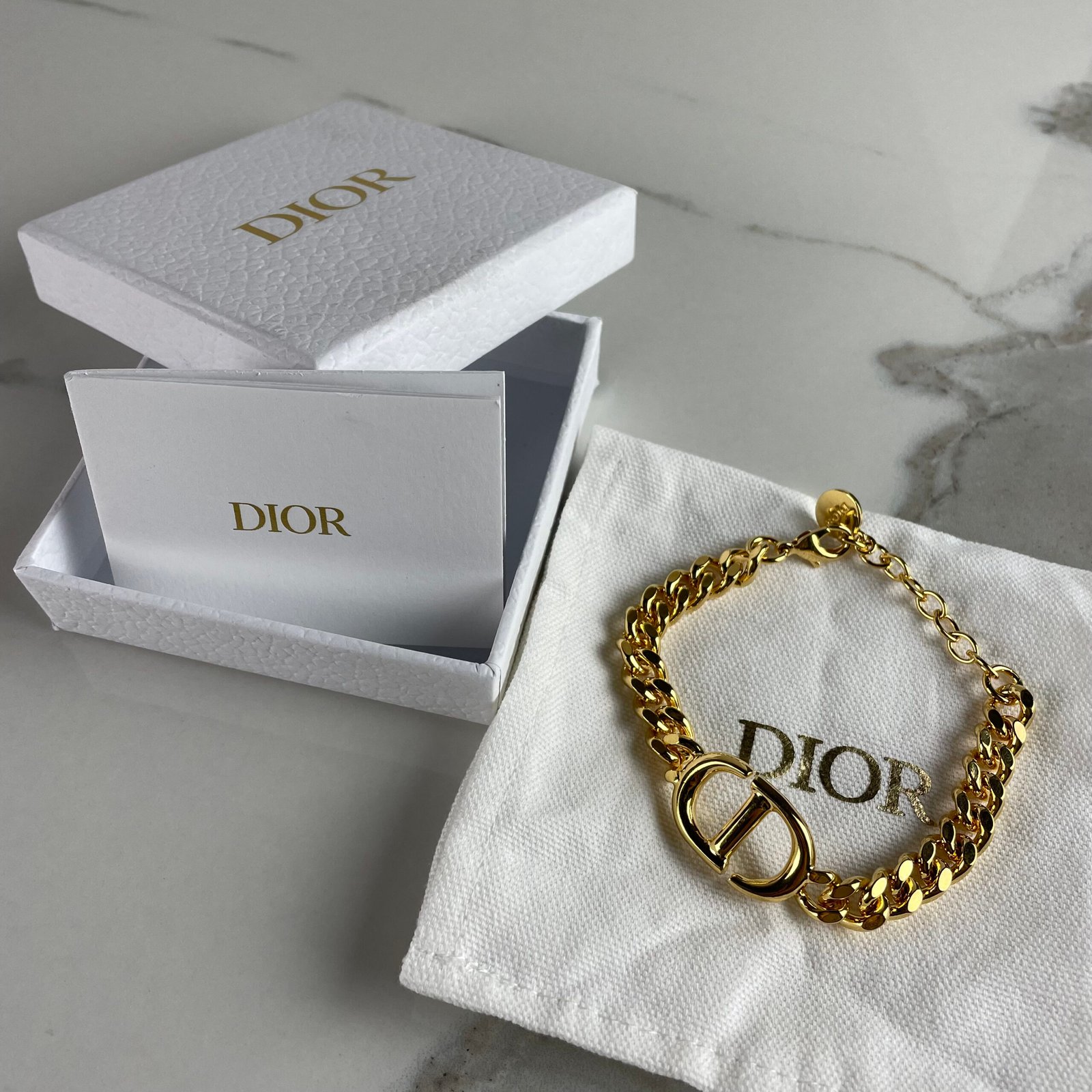 DIOR Bracelet CD Navy – Image 2