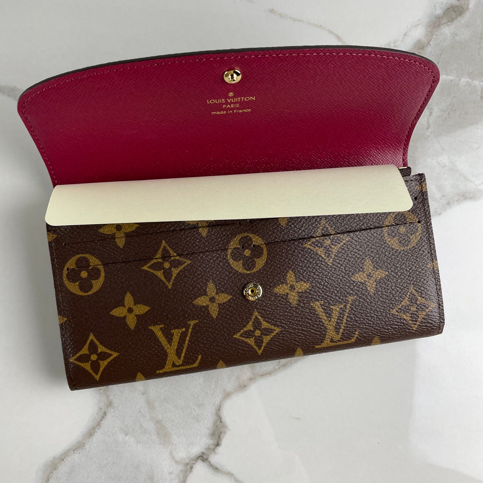 LOUIS VUITTON Émilie Wallet – Image 8