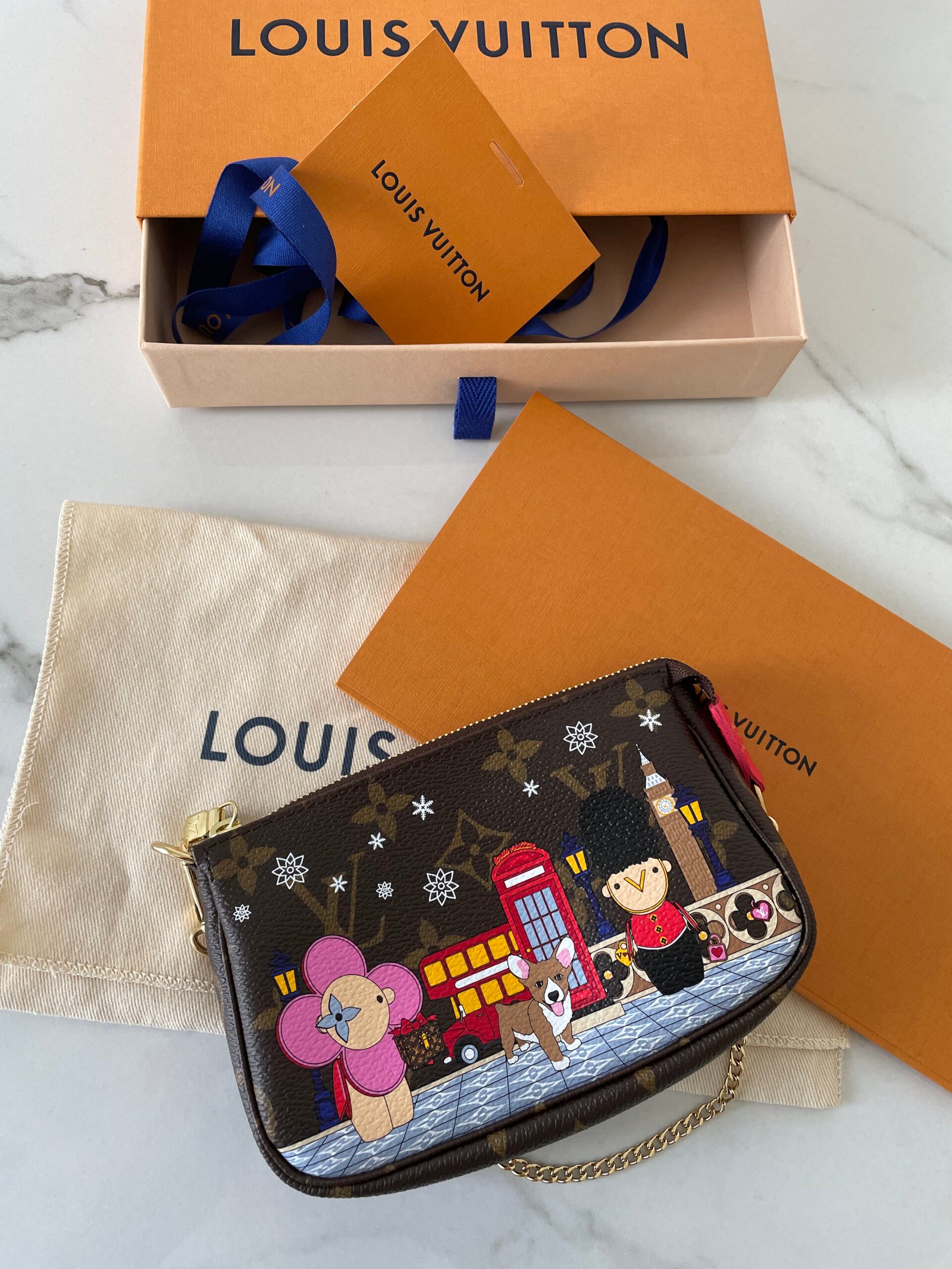 LOUIS VUITTON Mini Pochette Accessoires – Image 2