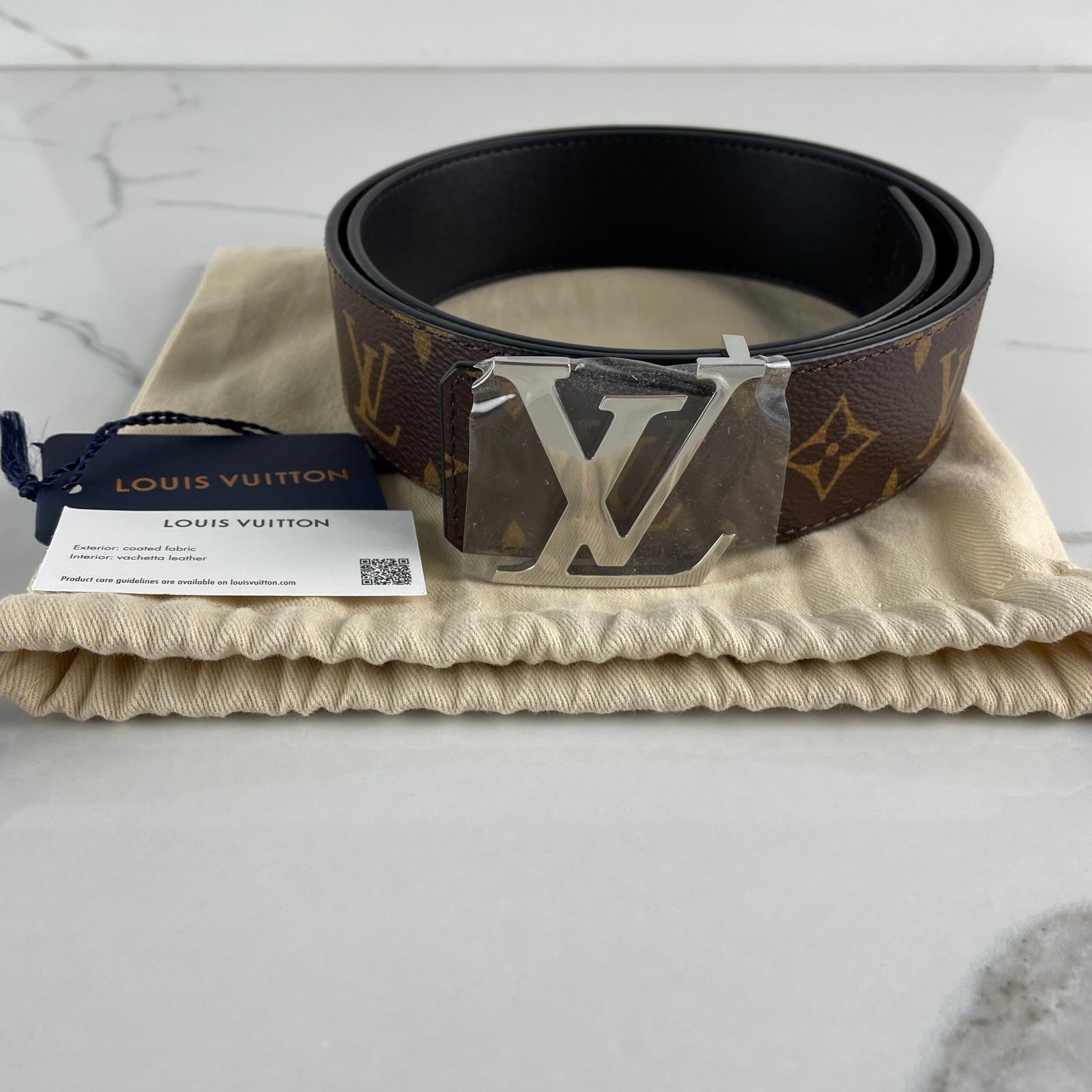 LOUIS VUITTON Ceinture LV Initiales Réversible Monogram – Image 2