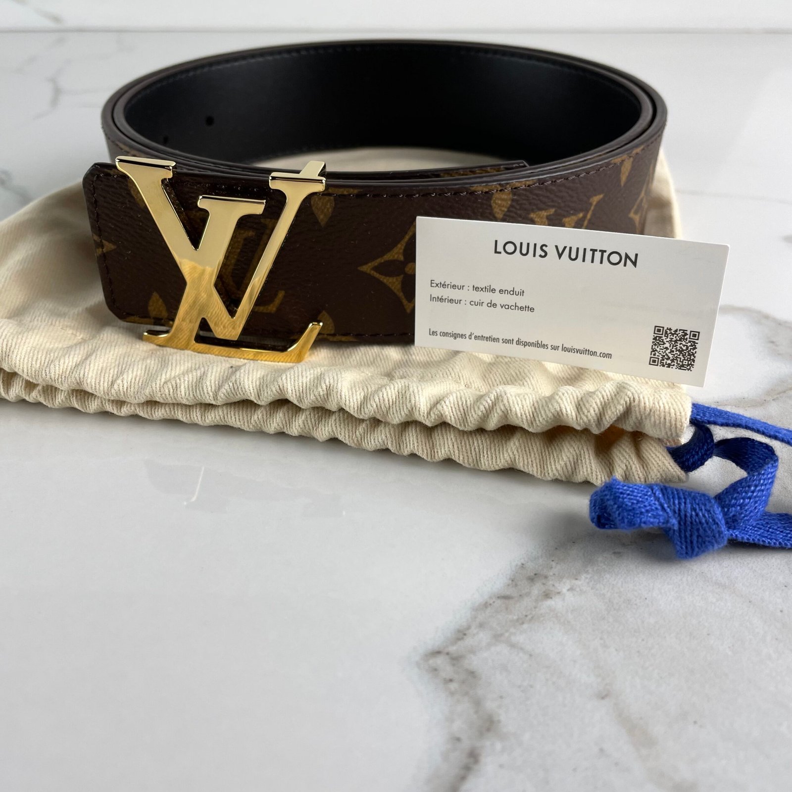 LOUIS VUITTON Ceinture LV Initiales 40 mm Réversible – Image 2