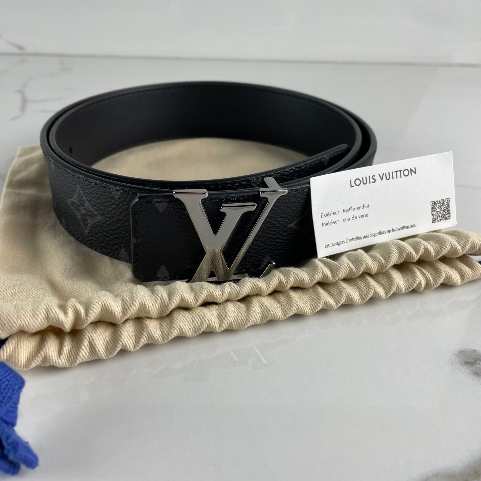 LOUIS VUITTON Ceinture LV Initiales 35 mm Réversible – Image 2