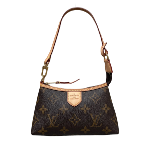 Louis Vuitton Mini Pochette Delightful en toile Monogram avec bandoulière en cuir vachetta