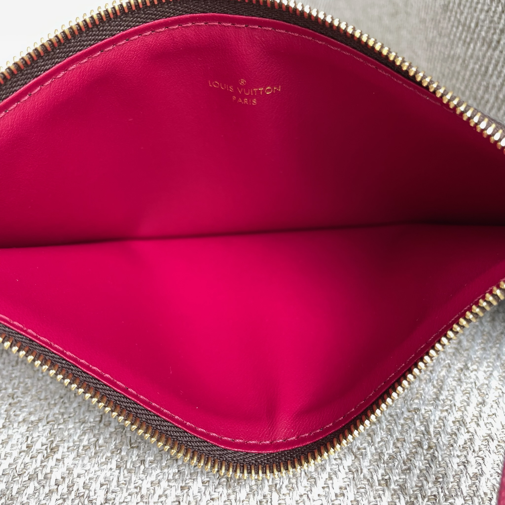 Louis Vuitton Poche Zippée et Poche Plate de Pochette Félicie – Image 12